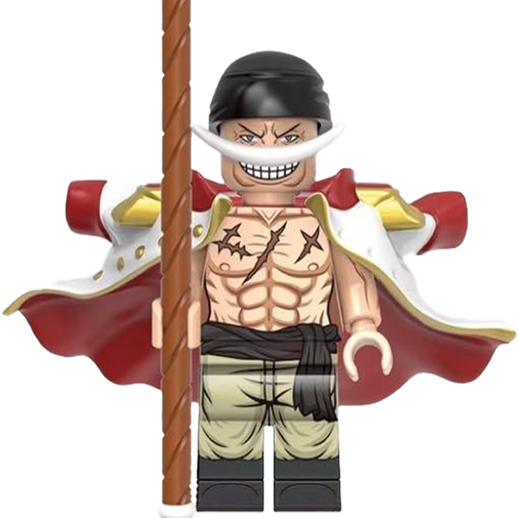 "WHITE BEARD" One Piece Brick Figure
