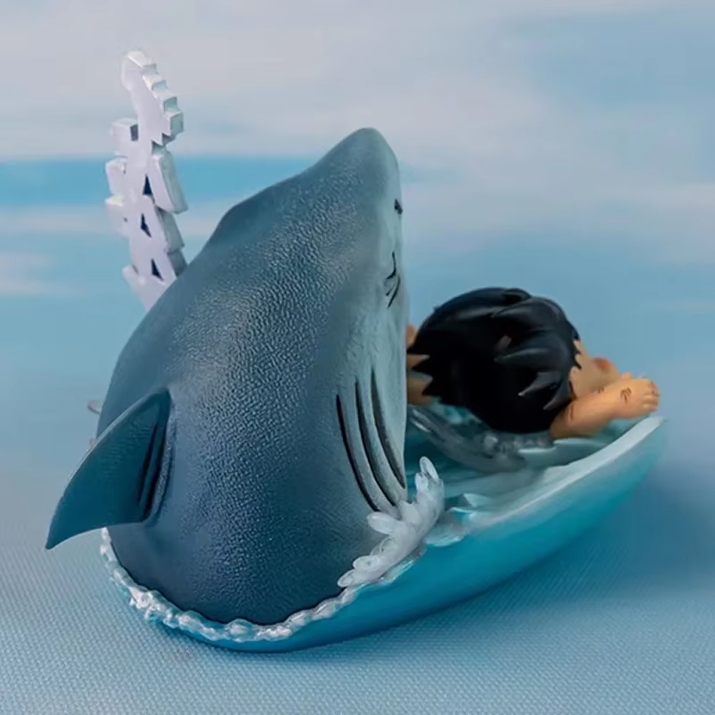 "GOKU & KRILLIN SHARK ATTACK" Dragon Ball Figure