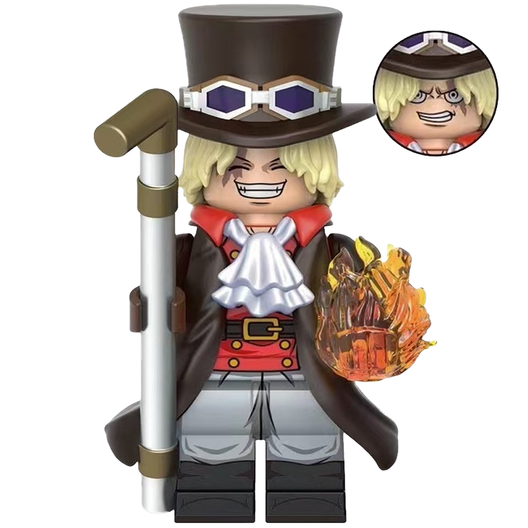 "BRONZE SABO" One Piece Brick Figure