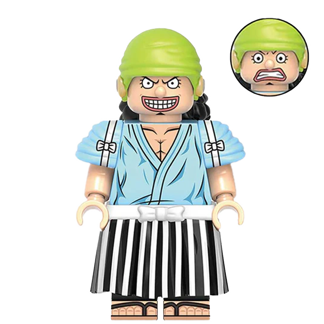 "USOPP" One Piece Brick Figure