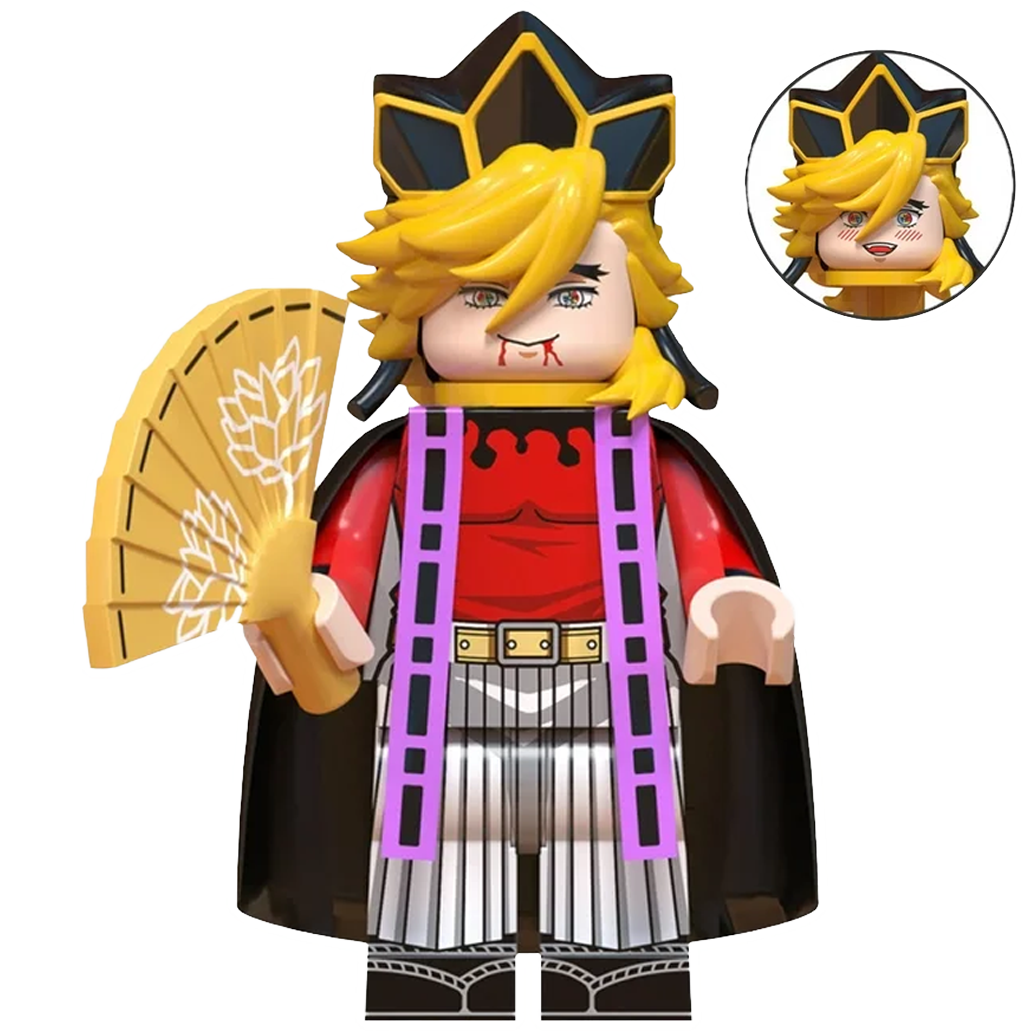 "UPPER RANK TWO DOMA" Demon Slayer Brick Figure