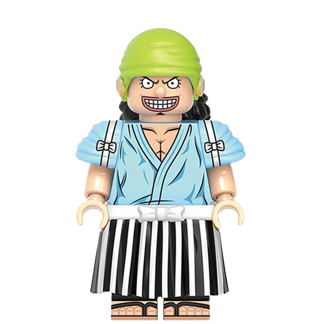 "USOPP" One Piece Brick Figure
