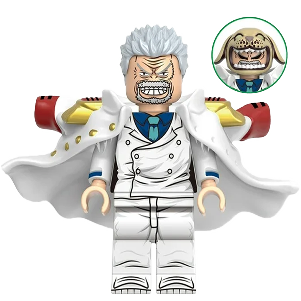 "MONKEY D. GARP" One Piece Brick Figure