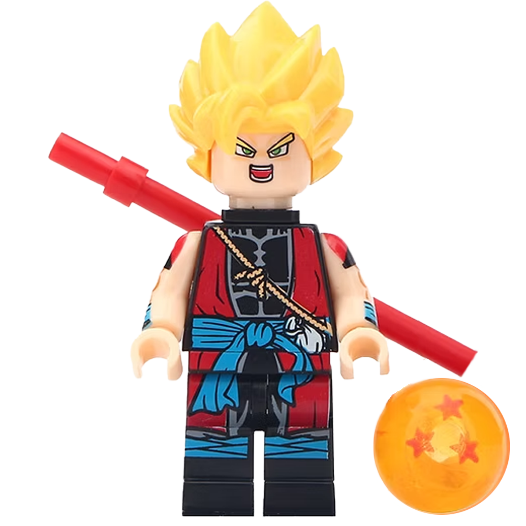 "XENO GOKU" Dragon Ball Z Brick Figure