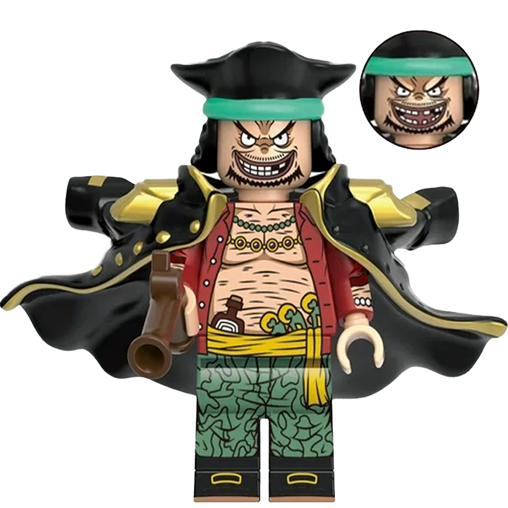 "BLACK BEARD" One Piece Brick Figure