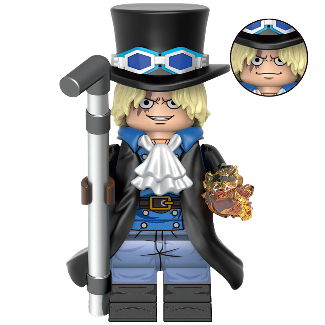 "SABO" One Piece Brick Figure