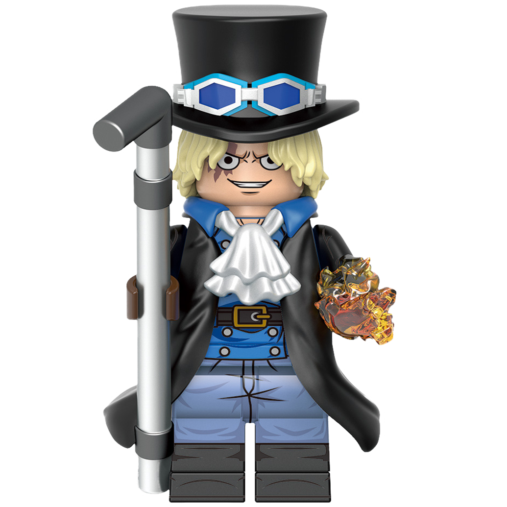 "SABO" One Piece Brick Figure