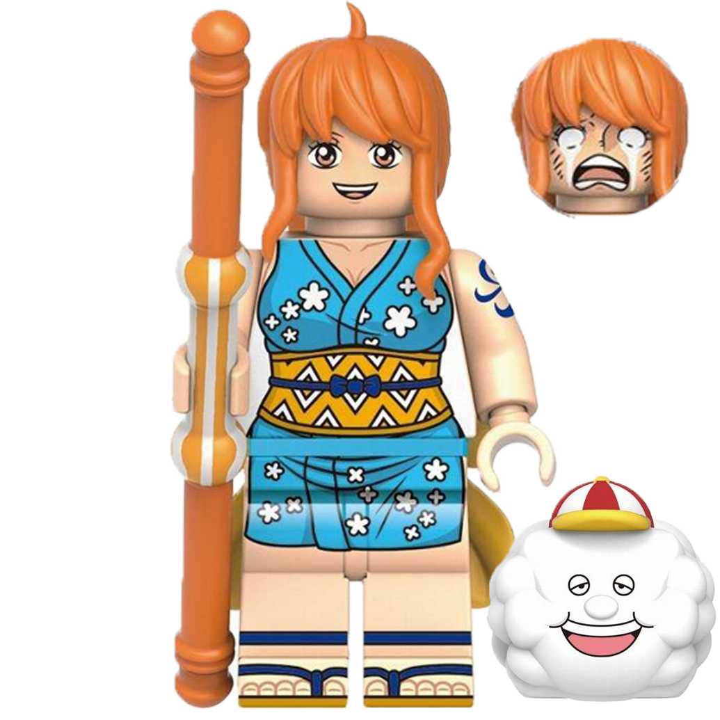 "NAMI" One Piece Brick Figure
