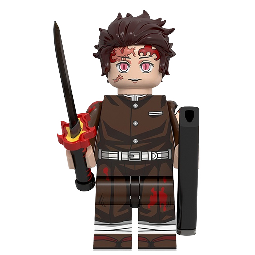 "TANJIRO SUN BREATHING" Demon Slayer Brick Figure