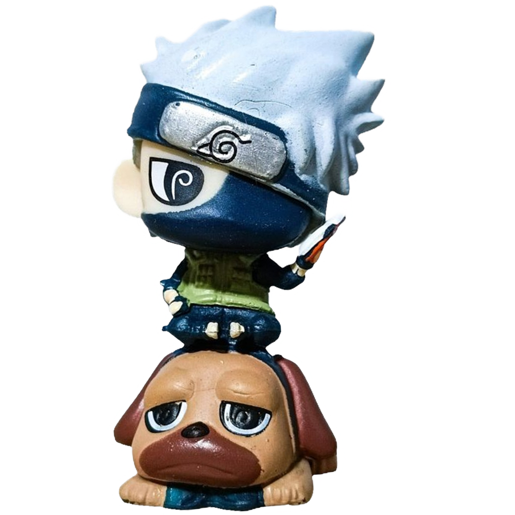 "KAKASHI AND PAKKUN" Summoning Animal Naruto Figure