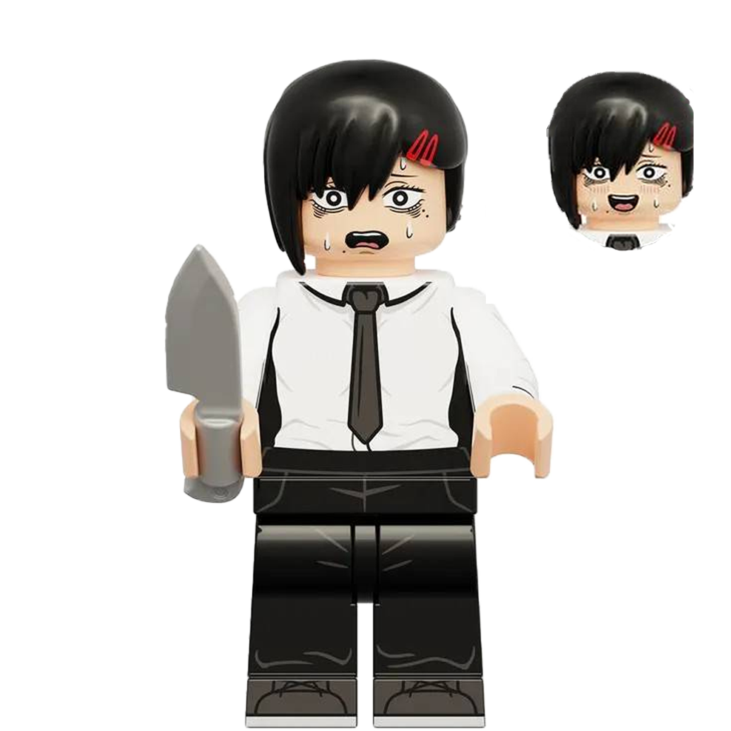 "KOBENI HIGASHIYAMA" Chainsaw Man Brick Figure