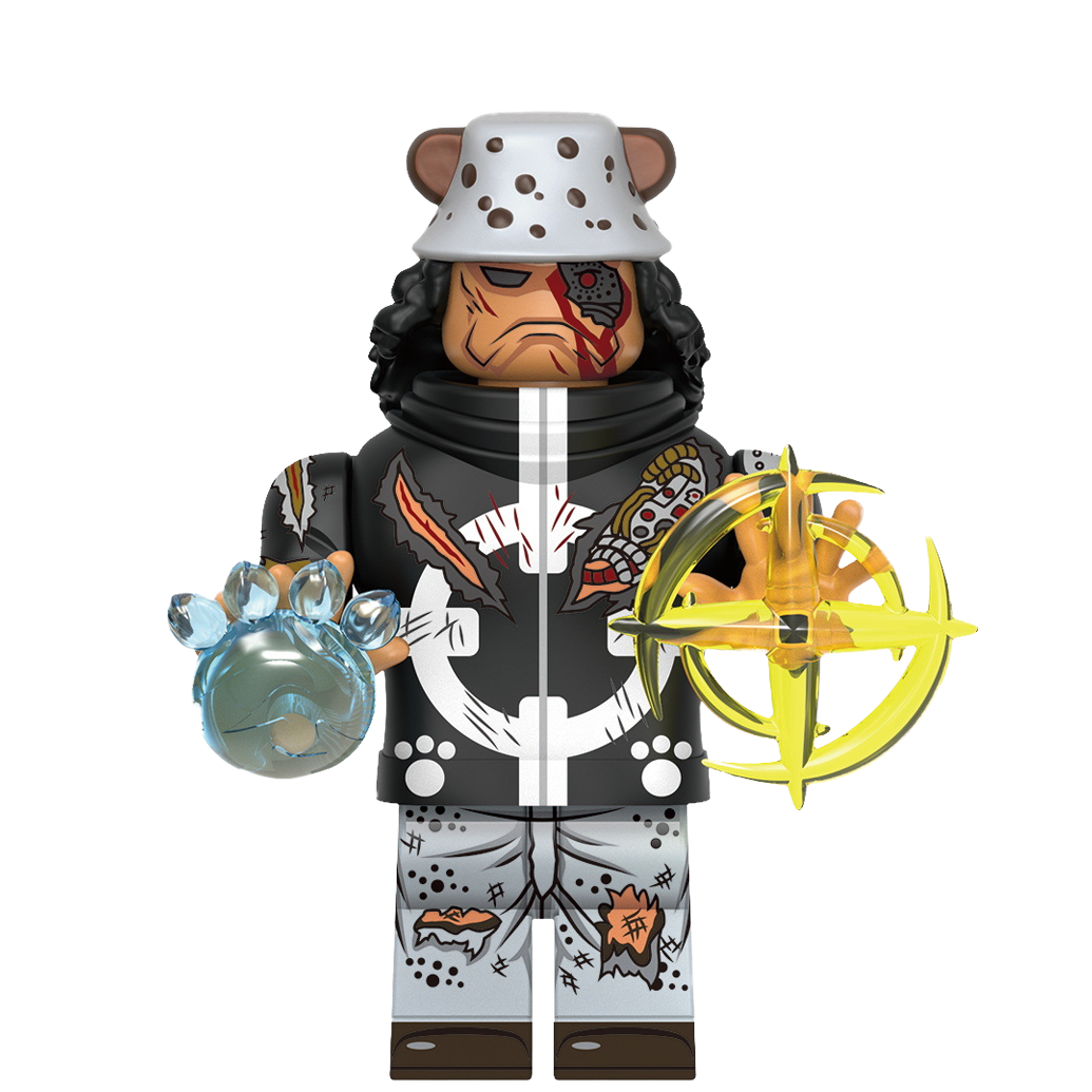 "INJURED BARTHOLMEW KUMA" One Piece Brick Figure