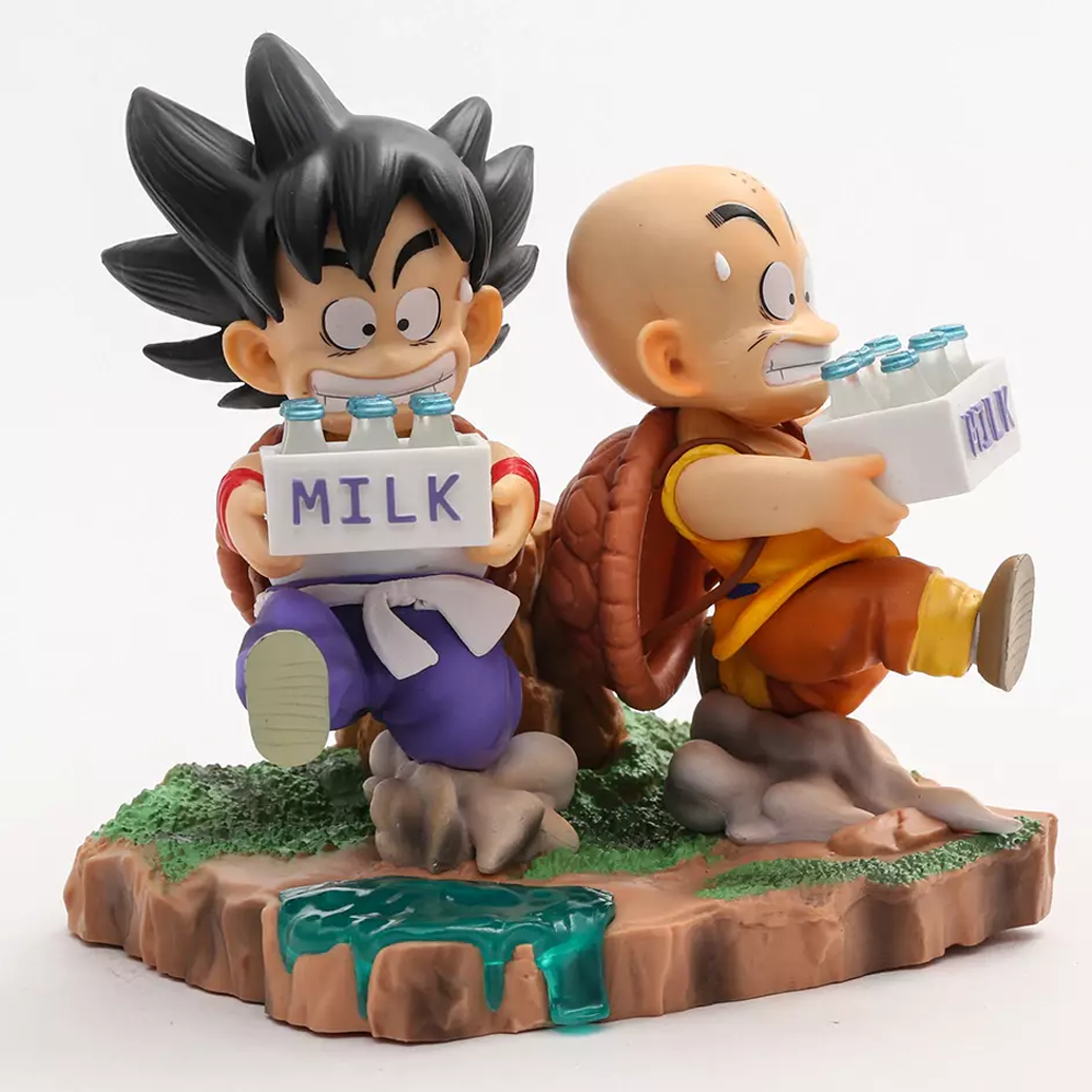 "GOKU AND KRILLIN MILK TRAINING" Dragon Ball Figure