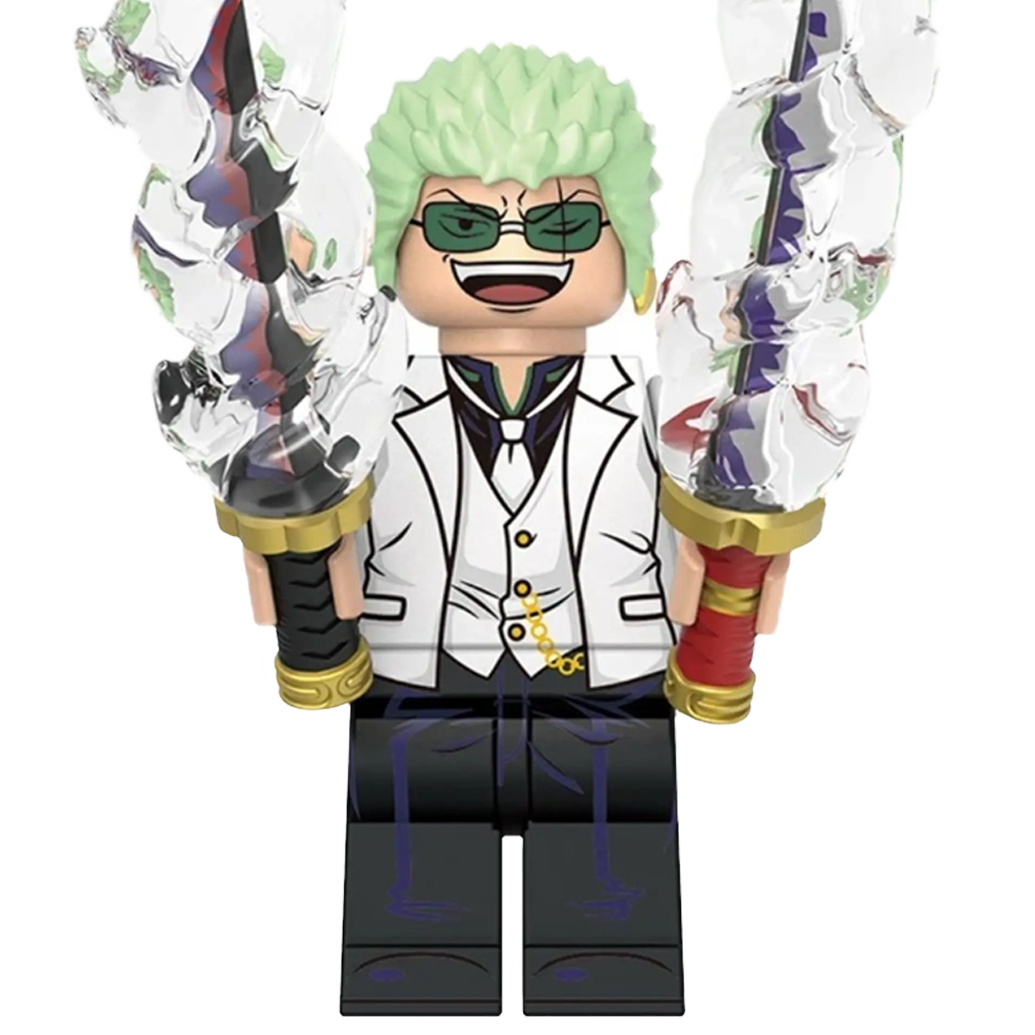 "RORONOA ZORO" One Piece Brick Figure