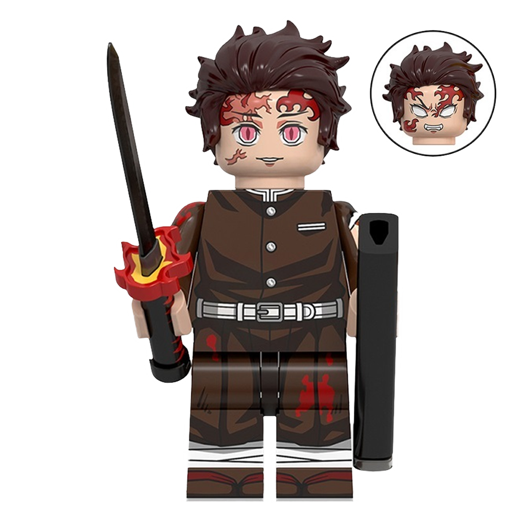 "TANJIRO SUN BREATHING" Demon Slayer Brick Figure
