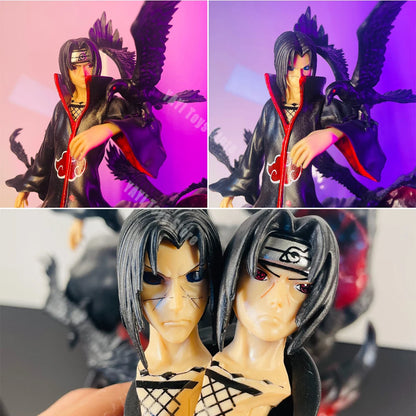 "ITACHI CROW CLONE JUTSU" Naruto Figure
