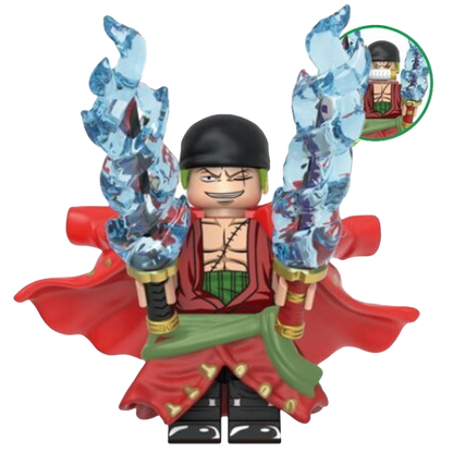 "PIRATE HUNTER ZORO" One Piece Brick Figure