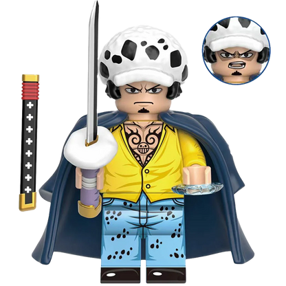 "TRAFALGAR D. WATER LAW" One Piece Brick Figure