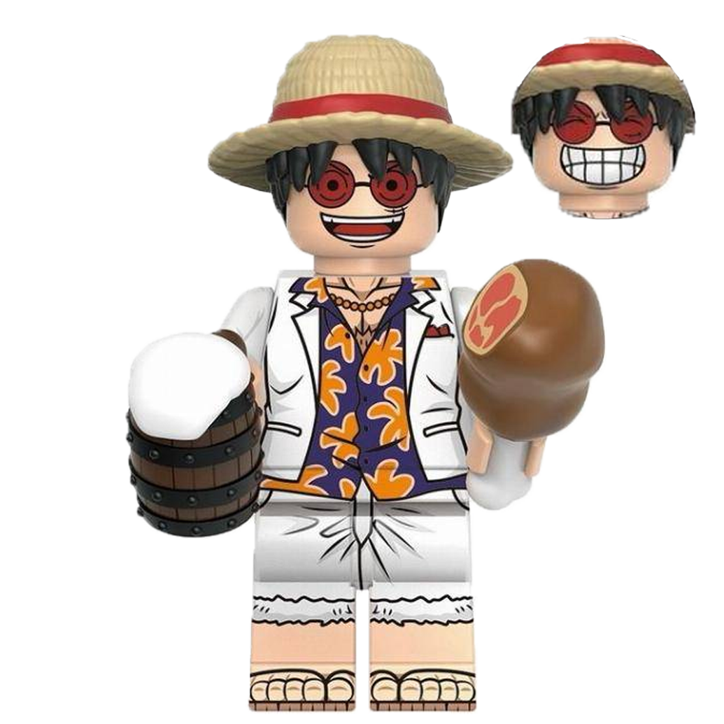 "MONKEY D. LUFFY" One Piece Brick Figure