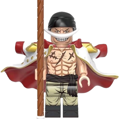 "WHITE BEARD" One Piece Brick Figure