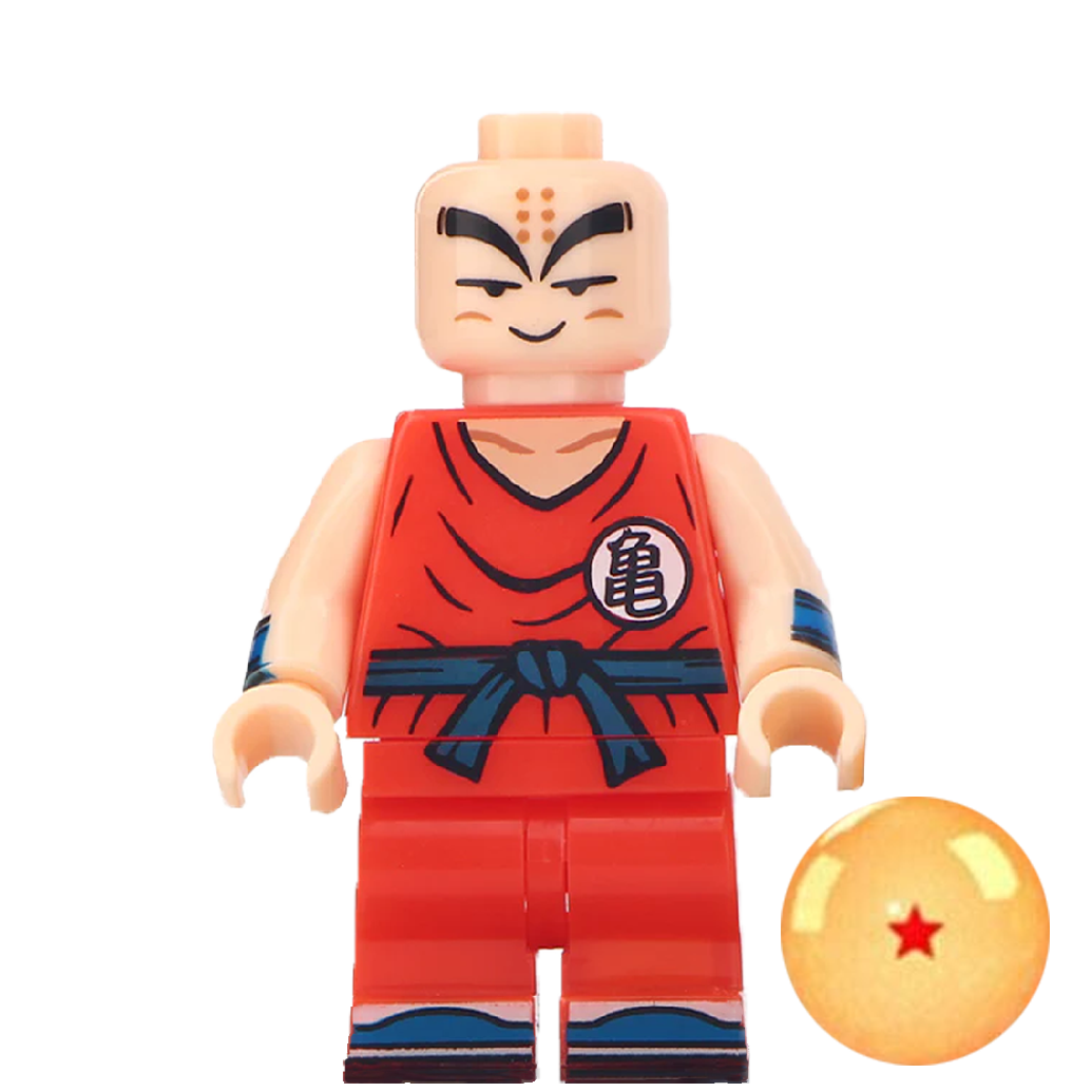 "KRILIN SMILING" Dragon Ball Z Brick Figure