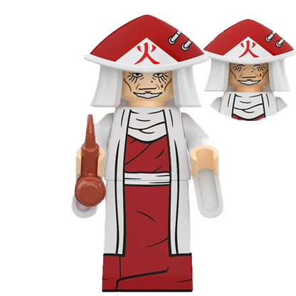 "HOKAGE HIRUZEN SARUTOBI" Naruto Brick Figure