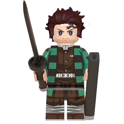 "TANJIRO KAMADO" Demon Slayer Brick Figure