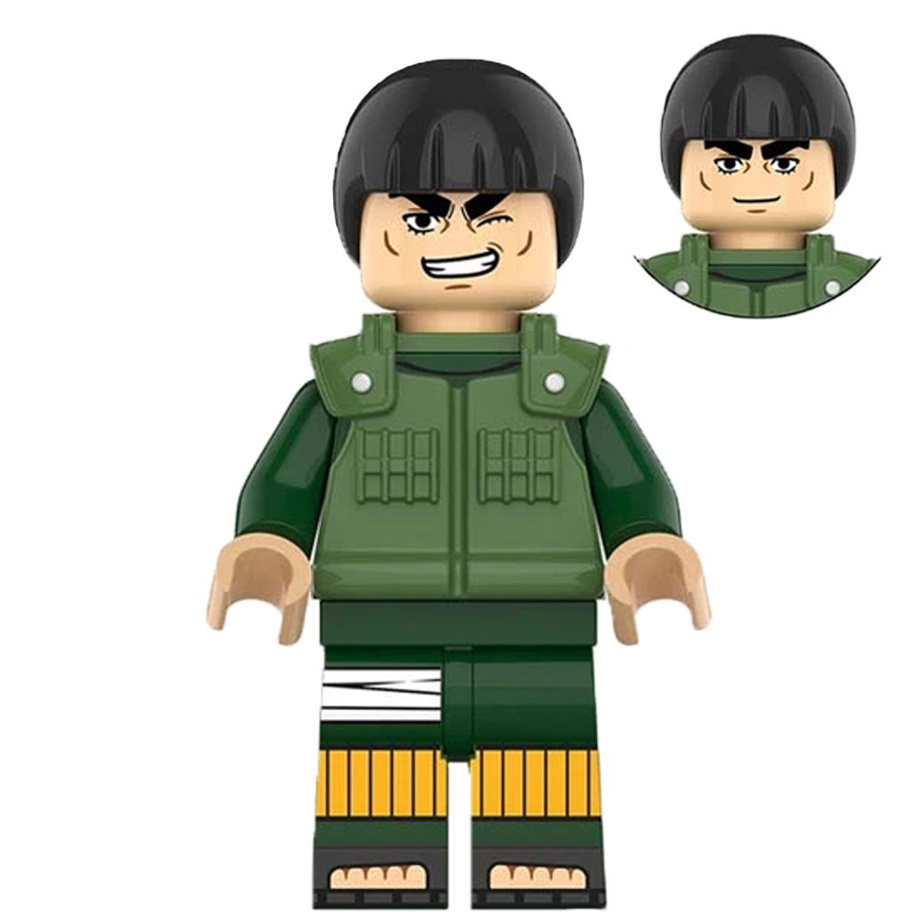 "MIGHT GUY" Naruto Brick Figure