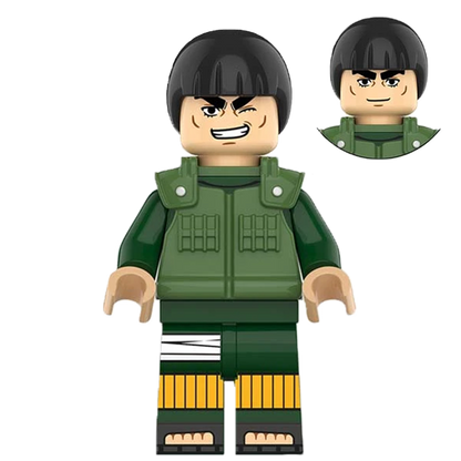 "MIGHT GUY" Naruto Brick Figure