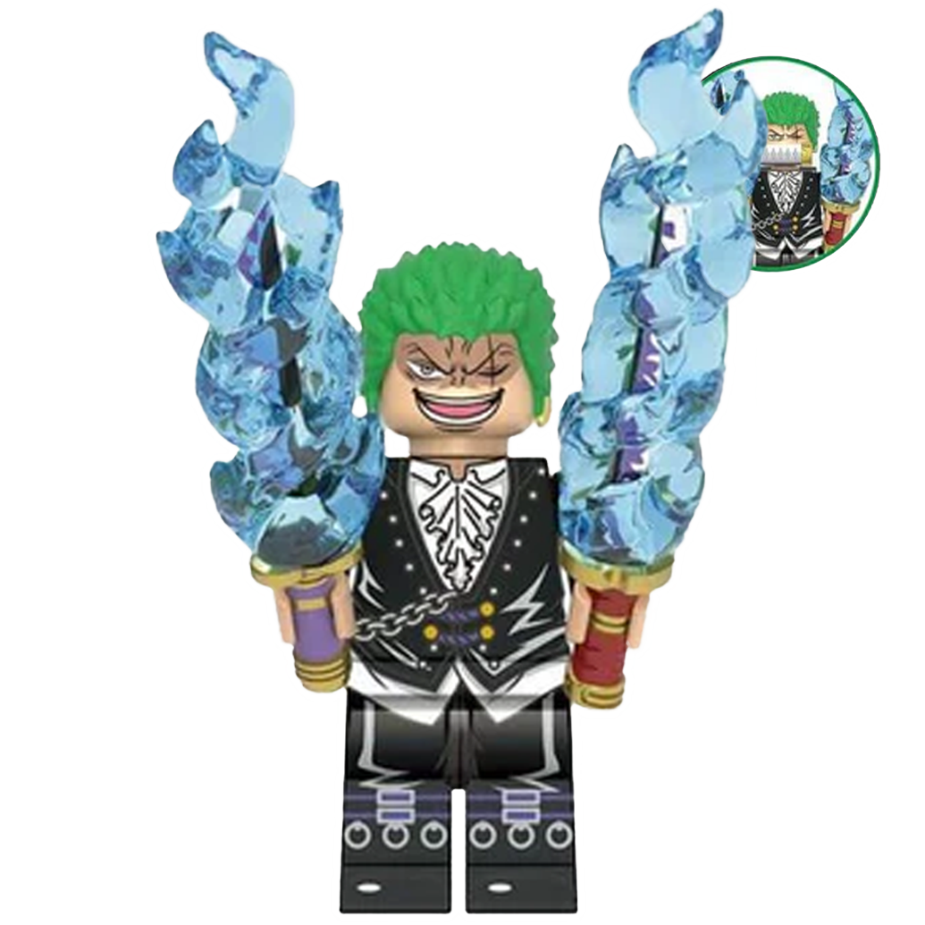 "ZORO" One Piece Brick Figure