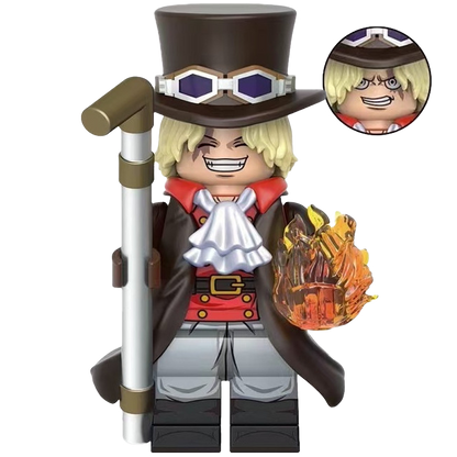 "BRONZE SABO" One Piece Brick Figure