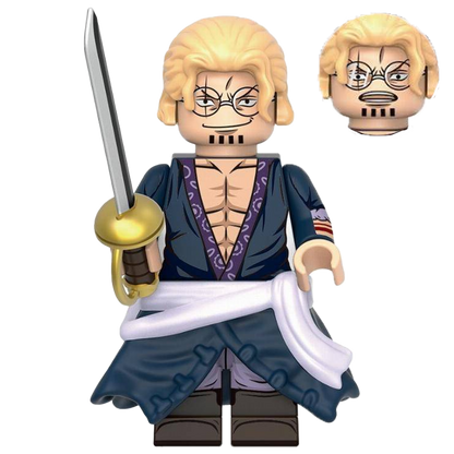 "DARK KING" One Piece Brick Figure