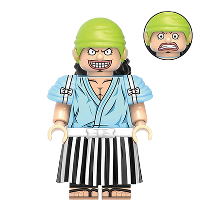"USOPP" One Piece Brick Figure
