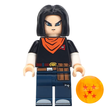 "ANDROID 17" Dragon Ball Z Brick Figure