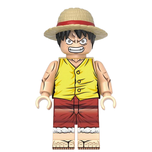 "LUFFY" One Piece Brick Figure