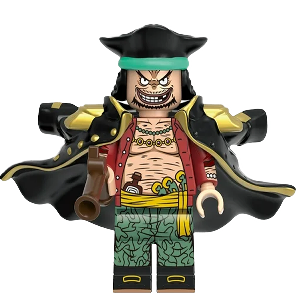 "BLACK BEARD" One Piece Brick Figure