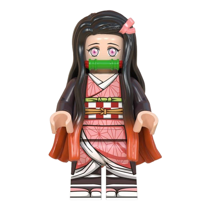 "NEZUKO KAMADO" Demon Slayer Brick Figure