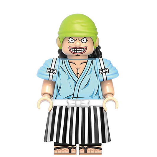 "USOPP" One Piece Brick Figure