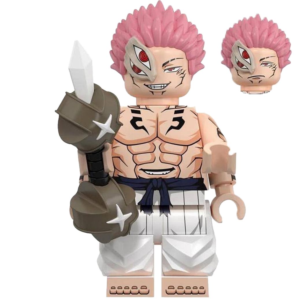 "KING OF CURSES SUKUNA" Jujutsu Kaisen Brick Figure