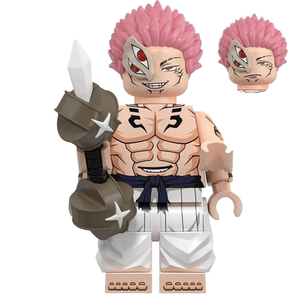 "KING OF CURSES SUKUNA" Jujutsu Kaisen Brick Figure