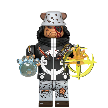 "INJURED BARTHOLMEW KUMA" One Piece Brick Figure