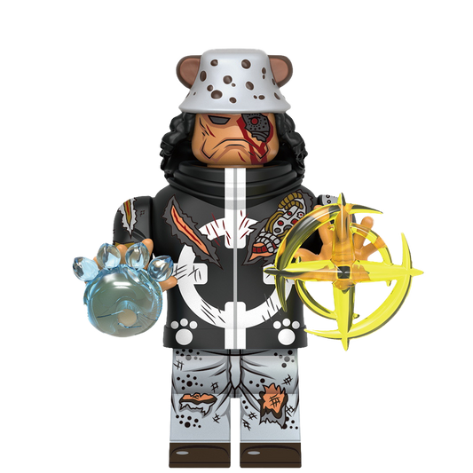 "INJURED BARTHOLMEW KUMA" One Piece Brick Figure
