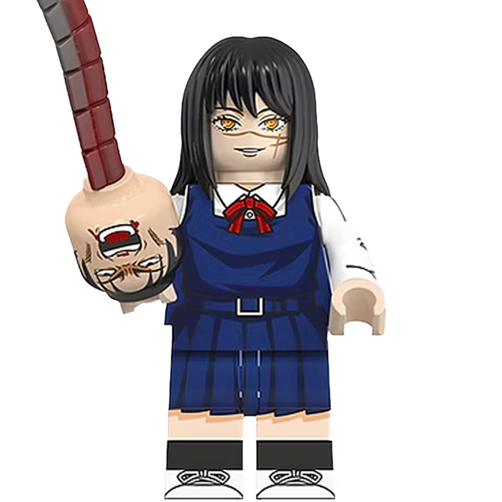"ASA MITAKA" Chainsaw Man Brick Figure