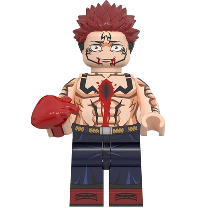 "SUKUNA AND ITADORI" Jujutsu Kaisen Brick Figure