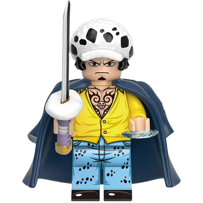 "TRAFALGAR D. WATER LAW" One Piece Brick Figure
