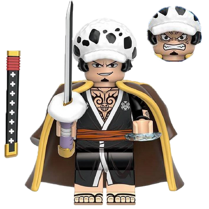 "TRAFALGAR LAW" One Piece Brick Figure