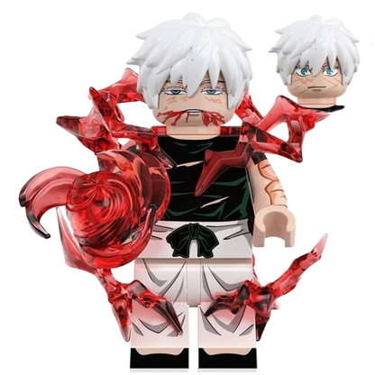 "GOJO CURSED TECHNIQUE REVERSAL RED" Jujutsu Kaisen Brick Figure