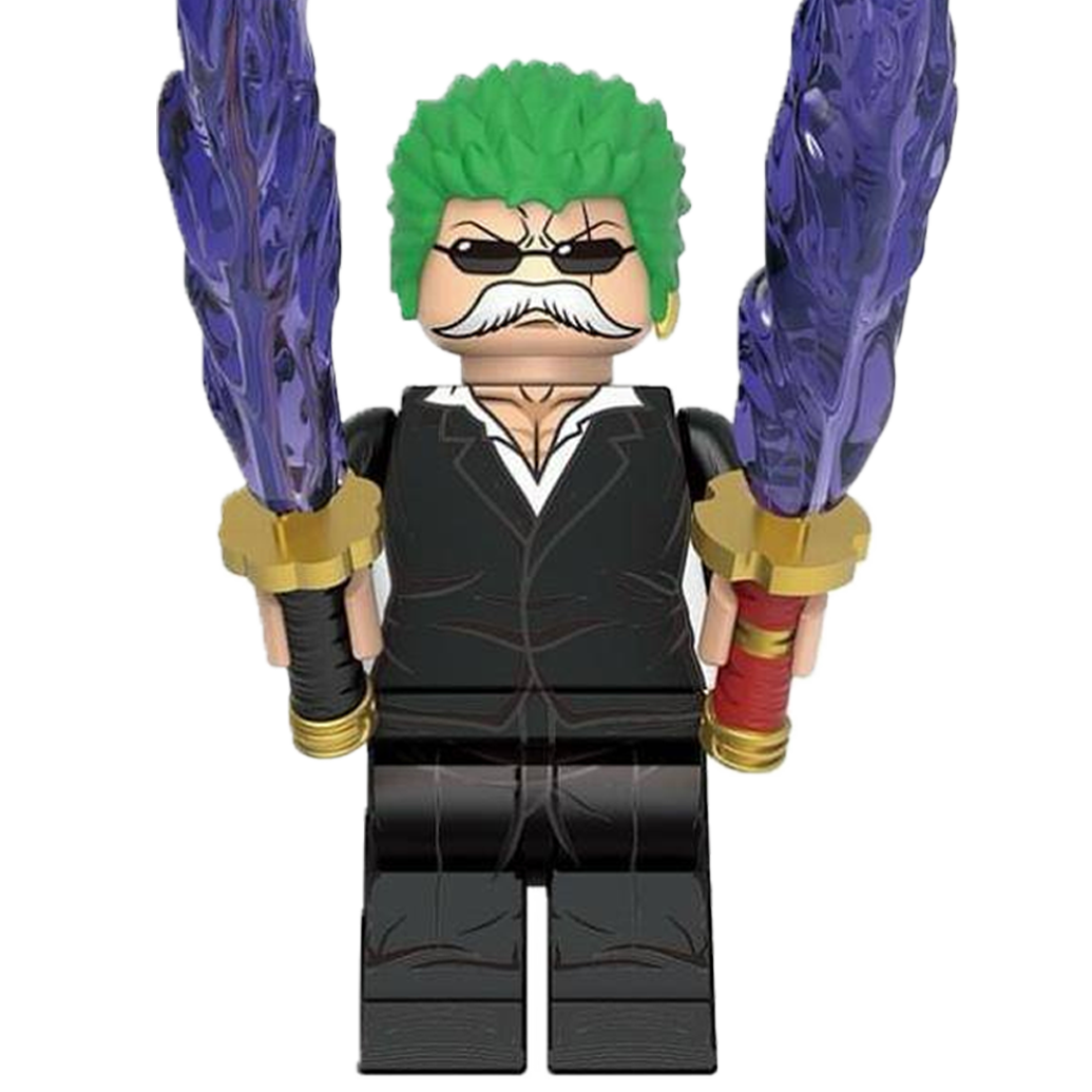 "RENGOKU ONIGIRI ZORO" One Piece Brick Figure