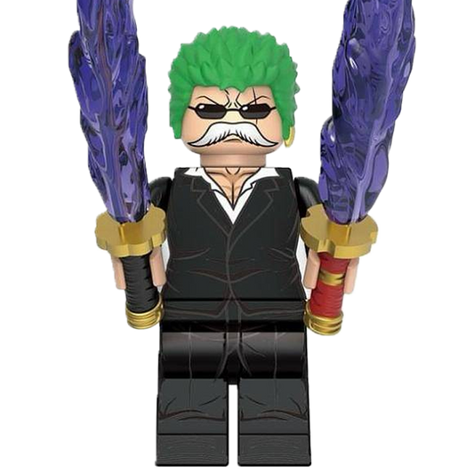"RENGOKU ONIGIRI ZORO" One Piece Brick Figure