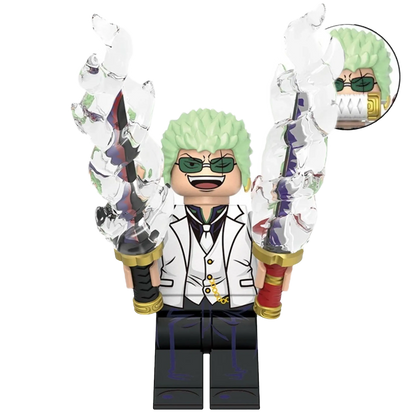 "RORONOA ZORO" One Piece Brick Figure